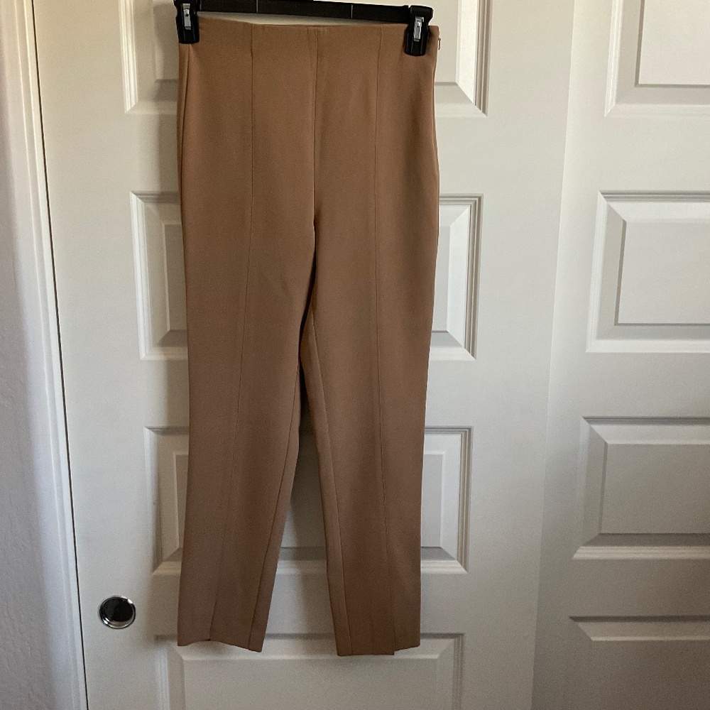 Babaton Atelier Camel Brown Skinny Ankle Pull on Pants - Size 4